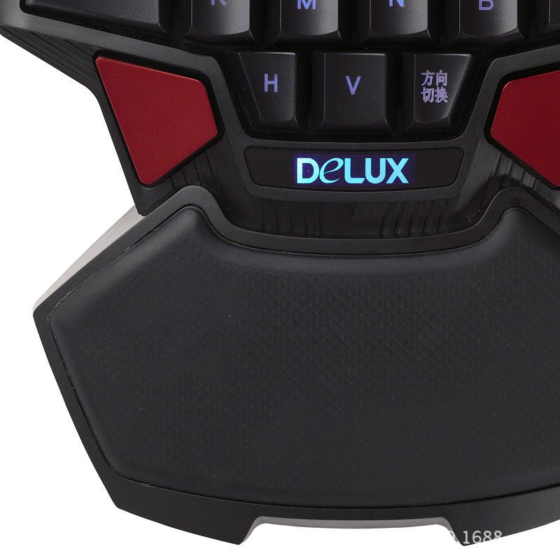 Professional Single-Hand Lol Game Electronic Competition Keyboard Palm Dota Mobile Phone Peripheral Small Keyboard