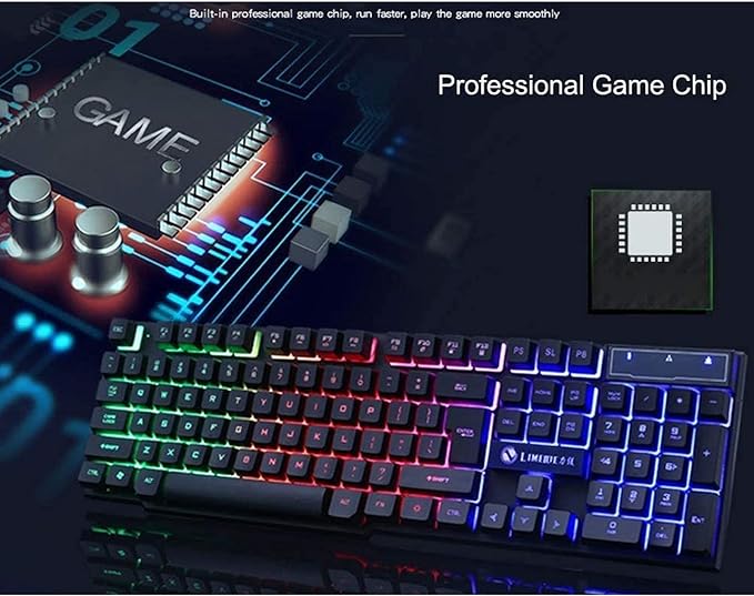 Rainbow Gaming Keyboard &amp; Mouse ©